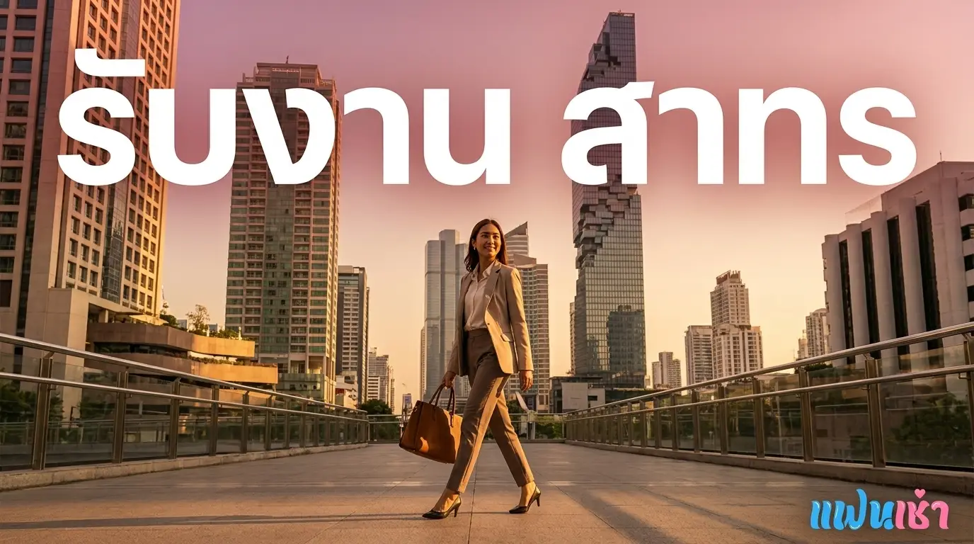 รับงานสาทร 2026 — ไซด์ไลน์ CBD สาทร-ลุมพินี Banyan Tree สุขุมวิท | แฟนเฌาว์ Fanschaoz.info